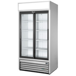 VITRINE POSITIVE 2 PORTES BATTANTES - GDM-33-HC-LD