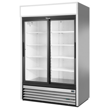 VITRINE POSITIVE 2 PORTES COULISSANTES - GDM-45-HC-LD