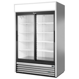 VITRINE POSITIVE 2 PORTES COULISSANTES - GDM-47-HC-LD