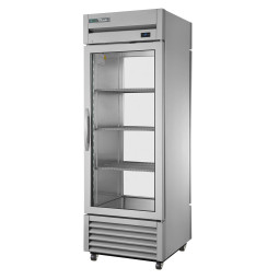 ARMOIRE POSITIVE 1 PORTE BATTANTE VITRÉE AVANT et 1 PORTE BATTANTE VITRÉE ARRIERE - T-23G-PT-HC~FGD01 1G-1G - TRUE