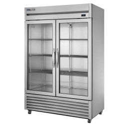 ARMOIRE POSITIVE 2 PORTES BATTANTES VITRÉES - T-49G-HC~FGD01 - TRUE