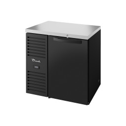 VITRINE DE BAR POSITIVE 1 PORTE BATTANTE PLEINE - TBR32-RISZ1-L-B-S-2 - TRUE