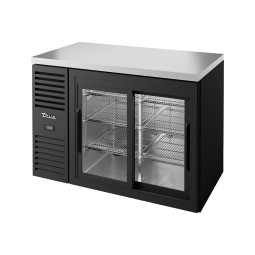 VITRINE DE BAR POSITIVE 2 PORTES COULISSANTES VITRÉES- TBR48-RISZ1-L-B-11-2 - TRUE