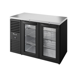 VITRINE DE BAR POSITIVE 2 PORTES BATTANTES VITRÉES - TBR48-RISZ1-L-B-GG-2 - TRUE