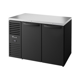 VITRINE DE BAR POSITIVE 2 PORTES BATTANTES PLEINES - TBR48-RISZ1-L-B-SS-2 - TRUE
