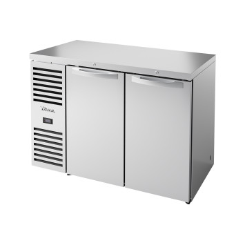 VITRINE DE BAR POSITIVE 2 PORTES BATTANTES PLEINES - TBR48-RISZ1-L-S-SS-2 - TRUE