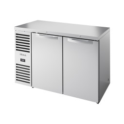 VITRINE DE BAR POSITIVE 2 PORTES PLEINES BATTANTES - TBR52-RISZ1-L-S-SS-2 - TRUE