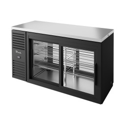 VITRINE DE BAR POSITIVE 2 PORTES COULISSANTES VITRÉES - TBR60-PTSZ1-L-B-11-11-2 - TRUE