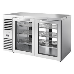VITRINE DE BAR POSITIVE 2 PORTES BATTANTES VITRÉES - TBR60-PTSZ1-L-S-GG-GG-2 – TRUE