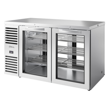 VITRINE DE BAR POSITIVE 2 PORTES BATTANTES VITRÉES - TBR60-PTSZ1-L-S-GG-GG-2 – TRUE