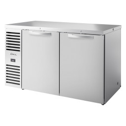 VITRINE DE BAR POSITIVE 2 PORTES BATTANTES PLEINES - TBR60-PTSZ1-L-S-SS-SS-2 – TRUE