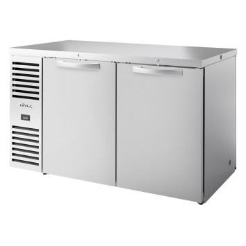 VITRINE DE BAR POSITIVE 2 PORTES BATTANTES PLEINES - TBR60-PTSZ1-L-S-SS-SS-2 – TRUE