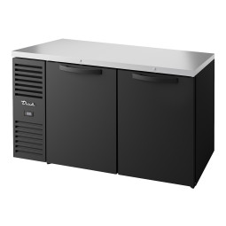 VITRINE DE BAR POSITIVE 2 PORTES BATTANTES PLEINES - TBR60-RISZ1-L-B-SS-2 – TRUE