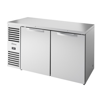 VITRINE DE BAR POSITIVE 2 PORTES BATTANTES PLEINES - TBR60-RISZ1-L-S-SS-2 – TRUE