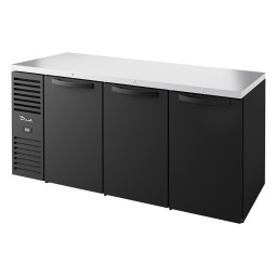 VITRINE DE BAR POSITIVE 3 PORTES BATTANTES PLEINES - TBR72-RISZ1-L-B-SSS-2 – TRUE
