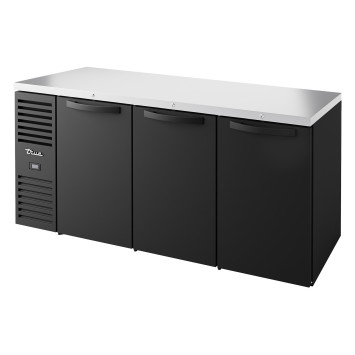 VITRINE DE BAR POSITIVE 3 PORTES BATTANTES PLEINES - TBR72-RISZ1-L-B-SSS-2 – TRUE