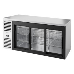 VITRINE DE BAR POSITIVE 3 PORTES COULISSANTES VITRÉES - TBR72-RISZ1-L-S-111-2 – TRUE