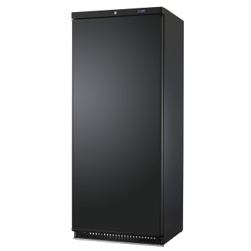 ARMOIRE RÉFRIGÉRÉE NOIRE NÉGATIVE - 6 CLAYETTES FIXES - 326L