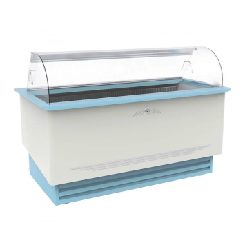 Vitrine crème glacée 13 bacs 5 L avec réserve