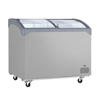 Congélateur avec vitres coulissantes - 1030x650mm - 209 L - Avec 2 couvercles coulissants en verre