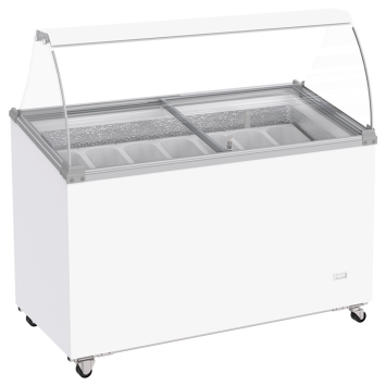 Vitrine à glace 7 bacs 381 L