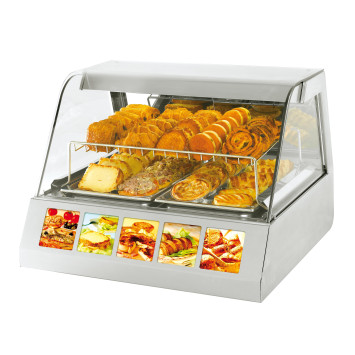 Vitrine chaude à poser