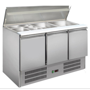 Saladette inox gastronorme GN1/1