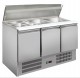 Saladette inox gastronorme GN1/1