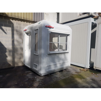 Guérite de gardiennage panoramique 2.50m