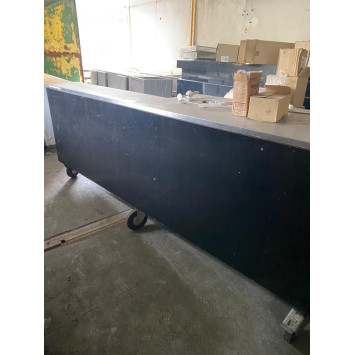 Grand comptoir de bar mobile pour terrasse