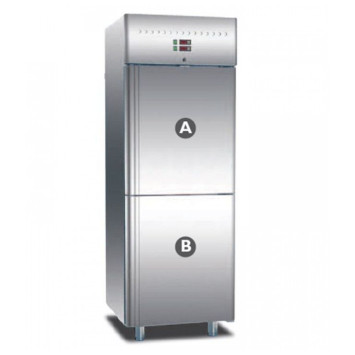 Armoire inox bi température - Partie basse et haute